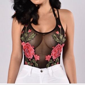 Floral Sheer Bodysuit